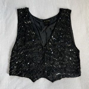 Vintage Sequin Vest